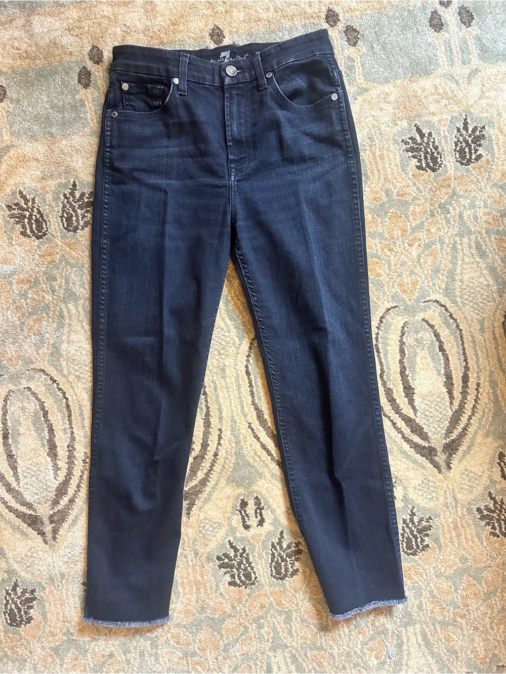 7 For All Mankind Dark Indigo Skinny Jeans